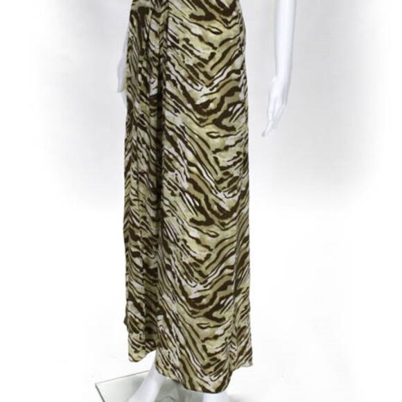 Josephine Silk Printed Maxi Dress Size P - Picture 4 of 8